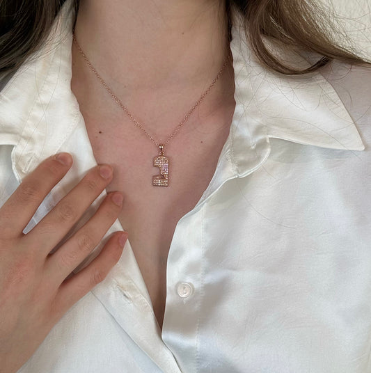 The Other Me-Rose Gold Couple Necklace A