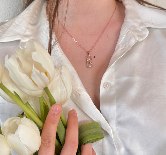 The Other Me-Rose Gold Couple Necklace B